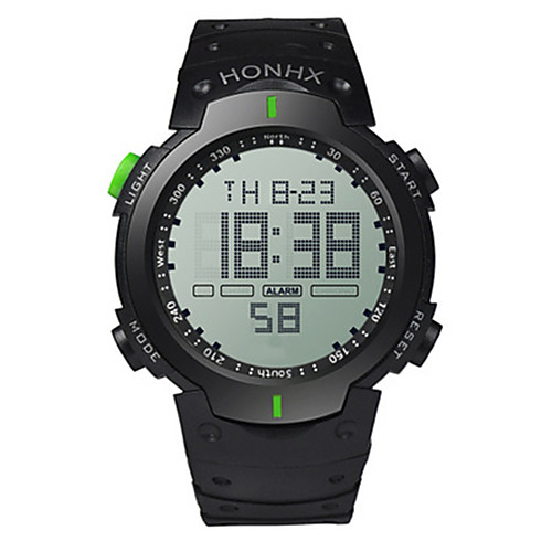 

Men's Sport Watch Digital Watch Digital Silicone Black 30 m Digital Red Green Blue