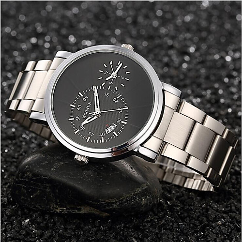 

Men's Fashion Watch Quartz Black / Silver Analog Black Black / Silver White / Silver