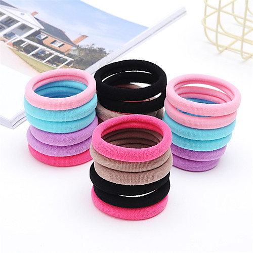 

seamless hair band rubber band head rope simple bold towel korean jewelry hair rope 50 1box