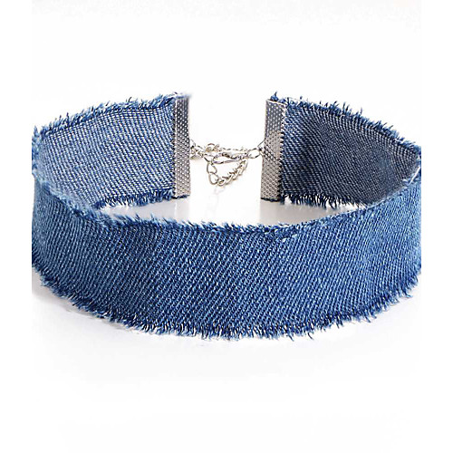 

Women's Choker Necklace - Unique Design Dark Blue, Light Blue Necklace Jewelry 1pc For Party, Daily, Casual