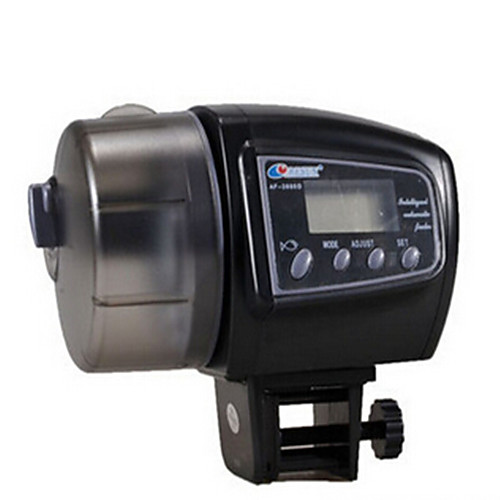 

Aquarium Fish Feeder Feeders Adjustable Automatic Noiseless Plastic 1 pc
