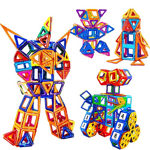 

Магнитный конструктор Магнитные плитки Конструкторы 228 pcs Робот Игрушка STEAM совместимый Legoing Магнитный Мальчики Девочки Игрушки Подарок