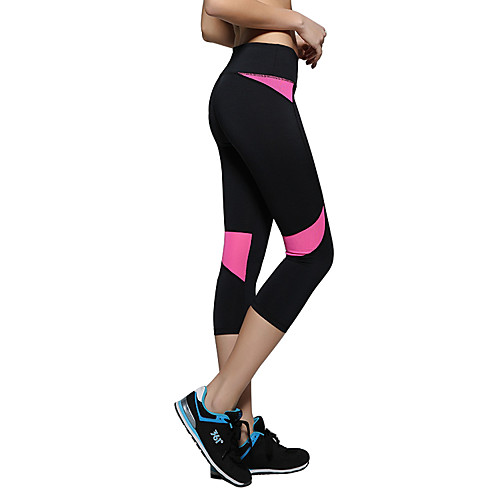 

Жен. Брюки для бега Виды спорта Пэчворк Эластан 3/4 Виноделие Колготки Йога Отдых и Туризм Аэробика и фитнес Спортивная одежда Дышащий Мягкий Впитывает пот и влагу Удобный Подтяжка Эластичная