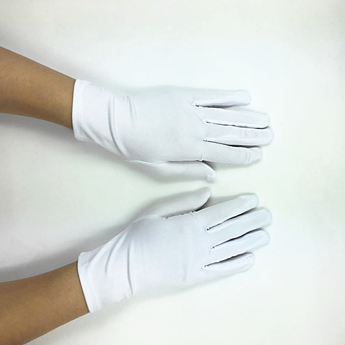 

Polyester Elastic Satin Wrist Length Glove Classical Bridal Gloves Party/ Evening Gloves With Solid