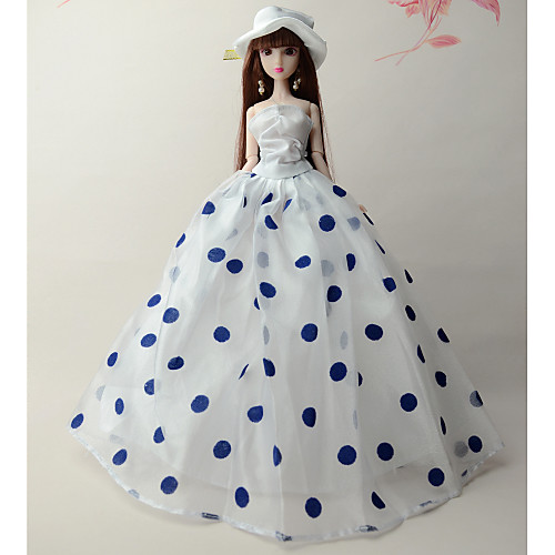 

Doll Dress Party / Evening For Barbiedoll Polka Dot Lace Organza Tuxedo For Girl's Doll Toy / Kids