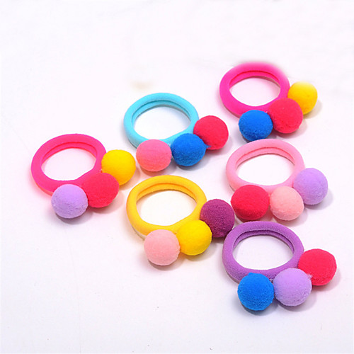 

Children Hair Ball Hair Bag Baby Head Rope Little Girl Cute Ball Accessories Mixed Hair 20pcs