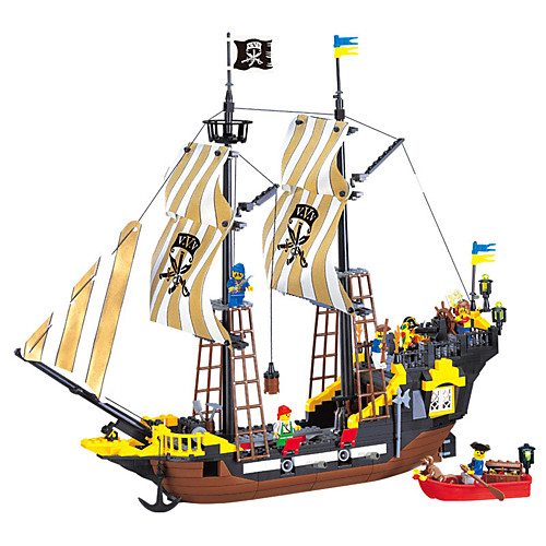

ENLIGHTEN Конструкторы Военные блоки Наборы для моделирования 178,188,206,211,487,870 pcs Пираты Корабль Пираты Soldier совместимый Legoing Мальчики Девочки Игрушки Подарок / Обучающая игрушка