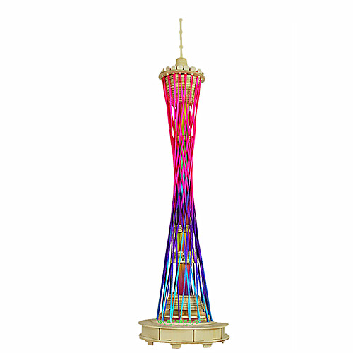 

3D пазлы Наборы для моделирования Деревянные игрушки Знаменитое здание Китайская архитектура Веселье Дерево Классика Детские Универсальные Игрушки Подарок
