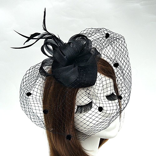 

Тюль Fascinators / Головные уборы / Завесы для птиц с Пух 1 Для праздника / вечеринки Заставка
