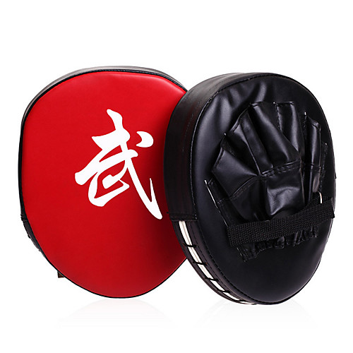 фото Боксерские перчатки мишени для боевых искусств назначение бокс скорость тпу черный с красным Lightinthebox