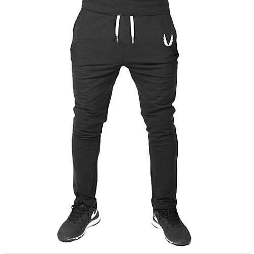 

Men's Active Sports Weekend Sweatpants Pants - Solid Colored Dark Gray Navy Blue Gray L XL XXL