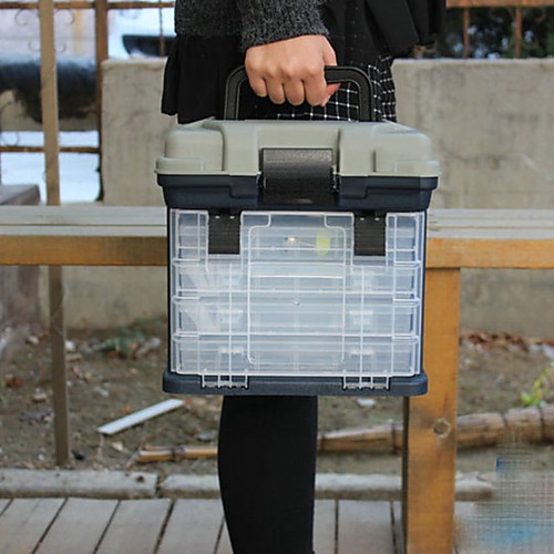фото Коробка для рыболовной снасти платформа для рыбалки 4 поддоны оценка а системы abs 27 cm18 дюймовый17 cm lightinthebox