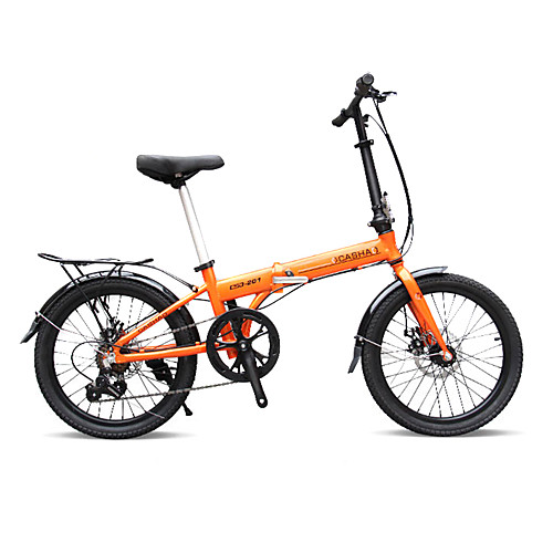 

Складные велосипеды Велоспорт 7 Скорость 20 дюймы SHIMANO 30 Двойной дисковый тормоз Без амортизации Складной Обычные Алюминий, Оранжевый
