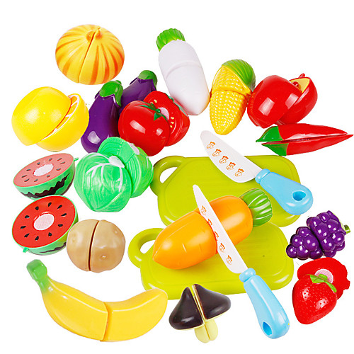 

Toy Kitchen Set Toy Food / Play Food Pretend Play Vegetables Fruit Fruits & Vegetables ABS Kid's Toy Gift 6-20 pcs