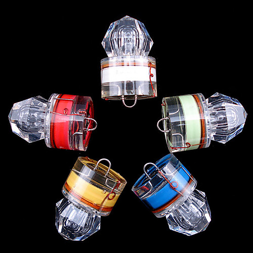 фото 5 шт. подводное освещение освещение для рыбалки светодиодная лампа подводный водонепроницаемый алмазное изображение рыбалка Lightinthebox