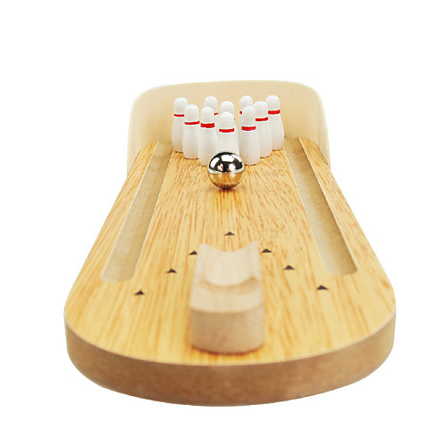 

Desktop Bowling Board Game Bowling Toy Mini Professional Wooden Novelty Kid's Adults' Boys' Girls' Toy Gift