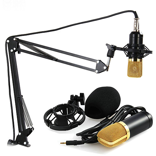 

3,5 мм Микрофон Проводной Конденсаторный микрофон Ручной микрофон Назначение Компьютерный микрофон, Черный