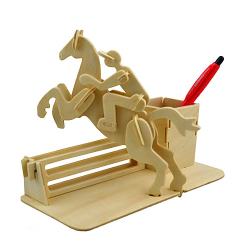 

3D пазлы Пазлы Наборы для моделирования Лошадь Своими руками моделирование деревянный Классика Детские Универсальные Мальчики Девочки Игрушки Подарок