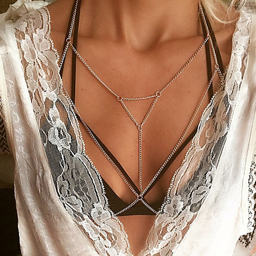 

Цепь Тела / Belly Chain Дамы, Мода Жен. Золотой / Серебряный Украшения для тела Назначение Новогодние подарки / Особые случаи / День рождения / Подарок / Повседневные