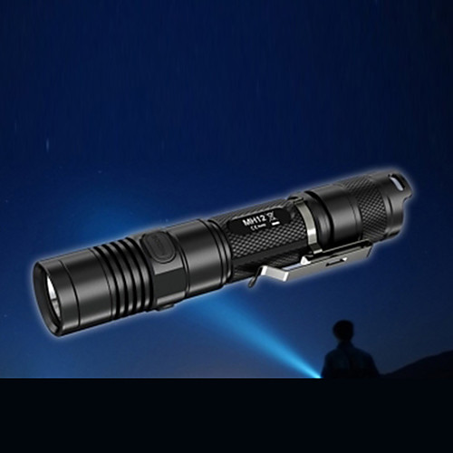 фото Nitecore mh12 светодиодные фонари тактический водонепроницаемый 1000 lm светодиодная лампа led 1 излучатели 4.0 режим освещения / перезаряжаемый / алюминиевый сплав lightinthebox