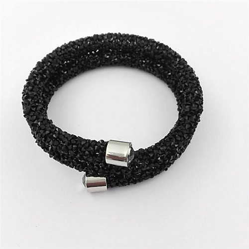 

Women's Bracelet Bangles Alphabet Shape Ladies Fashion Stainless Steel Bracelet Jewelry Silver / Dark Blue / Gray For Christmas Gifts Wedding Party Special Occasion Anniversary Birthday / Resin