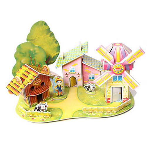 

3D Puzzle House DIY High Quality Paper Classic Kid's Unisex Boys' Girls' Toy Gift