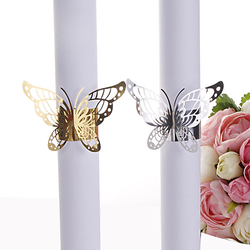 

Картон Бумага Свадебные Салфетки - 40 pcs кольца для салфеток Свадьба / Годовщина / День рождения Пляж / Сад / Азия