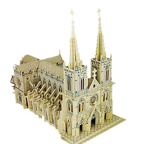 

3D пазлы Пазлы Наборы для моделирования Церковь Своими руками моделирование деревянный Классика Детские Взрослые Универсальные Игрушки Подарок