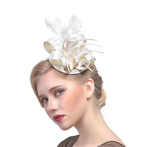 

Feather / Fabric Fascinators with 1 Wedding / Party / Evening / Tea Party Headpiece