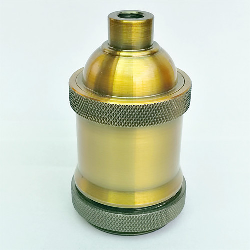 

e27 золотой античный лампа держатель короткий нить высококлассный освещение аксессуары