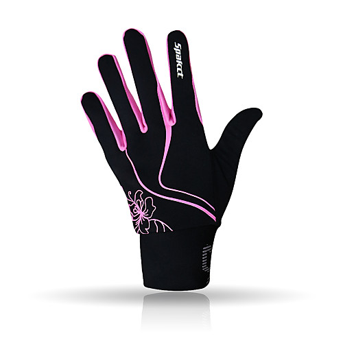 

SPAKCT Спортивные перчатки Перчатки для велосипедистов Перчатки для сенсорного экрана Виды спорта Зима Полный палец Сохраняет тепло Пригодно для носки Нескользящий Черный / Розовый чёрный и Синий