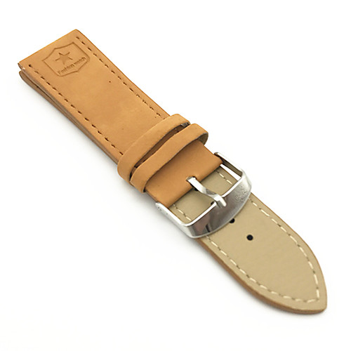 

PU Leather / Alloy Watch Band Strap for Brown 24cm / 9 Inches 2cm / 0.8 Inches