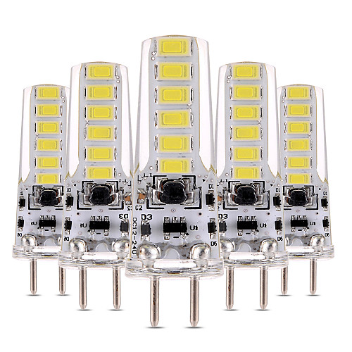 

YWXLIGHT 5 шт. 4 W 300-400 lm Двухштырьковые LED лампы T 12 Светодиодные бусины SMD 5730 Диммируемая Декоративная Тёплый белый Холодный белый 12-24 V 12 V