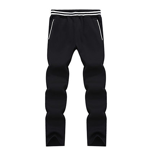 

Men's Running Pants Track Pants Sports Pants Fleece Sports Winter Pants / Trousers Running Exercise & Fitness Warm Casual / Daily Simple Black Dark Blue Gray