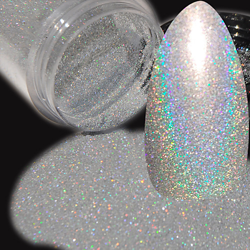 

holographic-laser-silver-nail-art-glitter-0-08mm-003-size-utral-fine-rainbow-dust-manicure-uv-nail-diy-powder-pigment