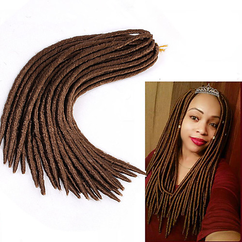 

Crochet Havana Dreadlocks / Faux Locs Kanekalon Hair Kanekalon Braids Braiding Hair 24 roots / pack / There are 24 roots per pack. Normally five to six pack are enough for a full head.