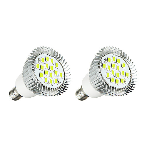 

2pcs 3 W Точечное LED освещение 260-300 lm E14 16 Светодиодные бусины SMD 5630 Тёплый белый Белый 220-240 V / 2 шт.