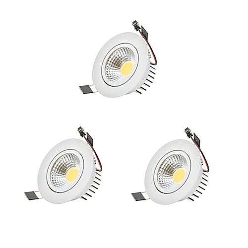 

9 W 1 Светодиодные бусины Диммируемая LED даунлайт 110-220 V Детская комната Гостиная / столовая Спальня / 3 шт.