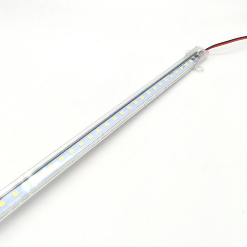 

Zdm 70см водонепроницаемый ip65 12w 72x 2835 жесткие светодиодные фонари прозрачная трубка ПК ac220v