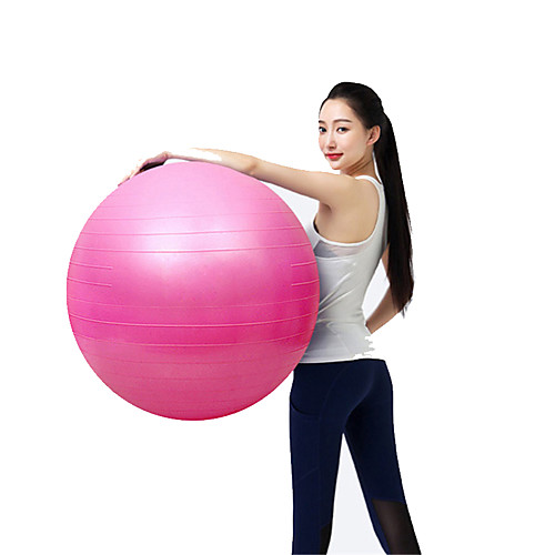 

65 см Спортивный мяч Для профессионалов, Взрывозащищенный ПВХ Поддержка 500 kg С Обучение балансу Для Йога / Пилатес / Фитнес