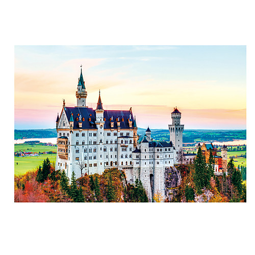 

1000 pcs Castle Famous buildings House Jigsaw Puzzle Adult Puzzle Jumbo Wooden Adults' Toy Gift