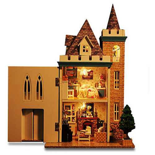 

Model Building Kit DIY Famous buildings Furniture House Wooden Natural Wood Classic Adults' Unisex Toy Gift