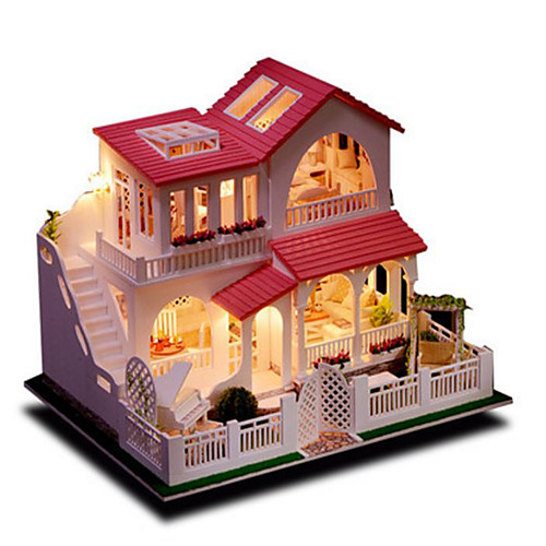 

Model Building Kit DIY Furniture House Wooden Natural Wood Classic Unisex Toy Gift