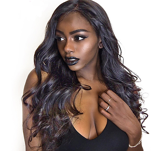 

Remy Human Hair Glueless Lace Front Lace Front Wig style Brazilian Hair Body Wave Wig 130% 150% 180% Density with Baby Hair Natural Hairline African American Wig 100% Hand Tied Women's Short Medium