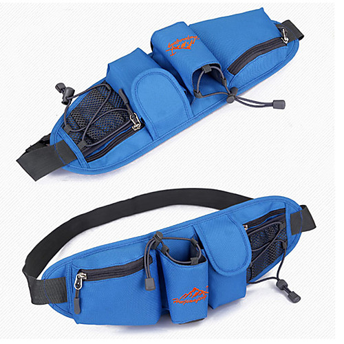 

Fanny Pack Front Backpack Waist Bag / Waist pack 1 L for Mountain Bike / MTB Running Marathon Camping Sports Bag Portable Build-in Kettle Bag Adjustable / Retractable 420D Nylon Running Bag