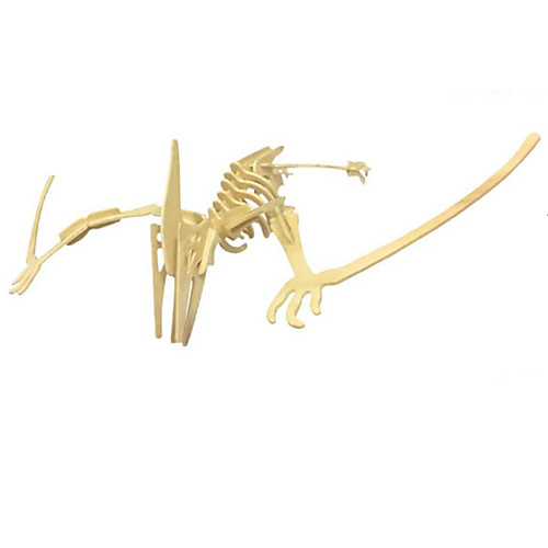 

3D Puzzle Jigsaw Puzzle Model Building Kit Dinosaur DIY Simulation Wooden Natural Wood Classic Kid's Unisex Toy Gift