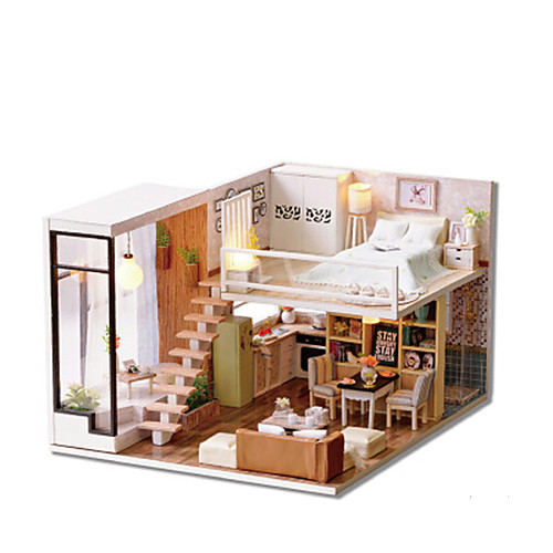 

Model Building Kit Miniature Room Accessories DIY Furniture House Wooden Classic Kid's Girls' Toy Gift