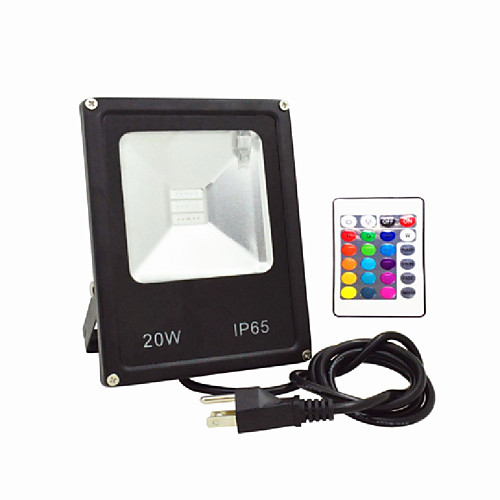 

Ac85-265v ip65 водонепроницаемый 30 Вт пульт дистанционного управления цвет RGB красочный уличный свет светодиодный прожектор 1 шт.