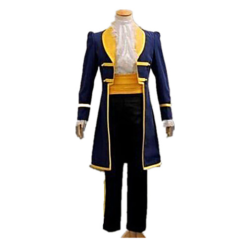 

Prince Fairytale Prince Charming Coat Cosplay Costume Men's Christmas Halloween Carnival Festival / Holiday YellowBlue Men's Women's Carnival Costumes Solid Colored