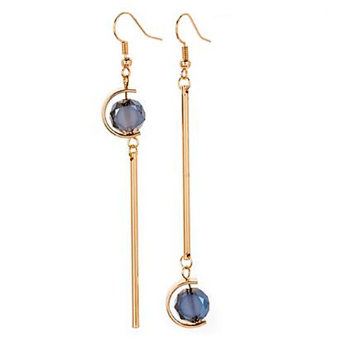

Women's Stud Earrings Mismatched Long Ladies Personalized Fashion Earrings Jewelry Blue For Daily Casual Holiday